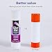 Avery Glue Stic, Disappearing Purple, Washable, Non-Toxic, 1.27oz, 6 Glue Sticks (98071)
