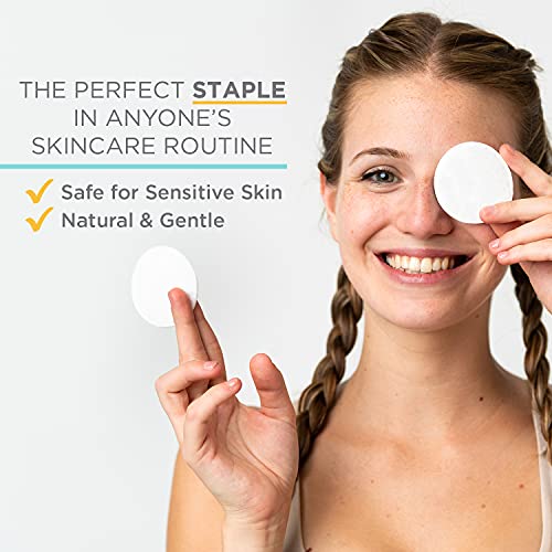 Organic Cotton Rounds Compatible With Makeup Products, Eye Makeup Remover Pads And Baby Wipes, Small, 300 Count - Noleo #TOP2