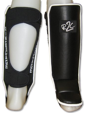 Ring to Cage R2C Hook&Loop Grappling Shin Instep - Open Back for Muay