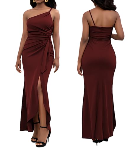 Image of LightlyKiss Women's Bodycon Wedding Guest Dress Formal Cocktail Party Evening Gown