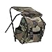 Menolana Fishing Chair with Bag Foldable Stool Seat Chair Compact Lightweight Outdoor Camping Chair for Travel Backpacking Hiking Yard