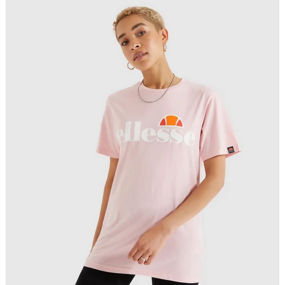 ellesse Women's Albany T-Shirt, Light Pink, 8 (XS)