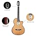 Gosila Electronic Classical Portable Guitar SILENT GUITAR Classic Nylon String Travel Portable Guitars Solid Cedar top Okoume body