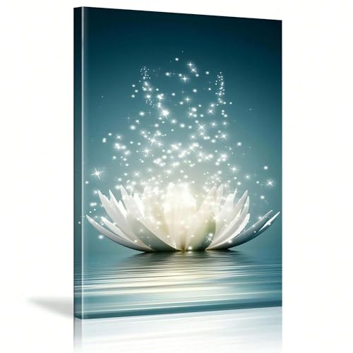 Affiche fleur de lotus bohème pour un salon zen et cosy