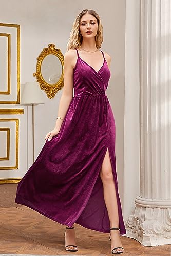 Image of II ININ Women's 2025 Maxi Sundresses Summer Beach Long Wrap V-Neck Floral /Solid Casual Dress for Women