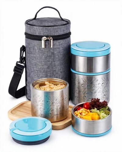 Lille 2-Tier Stainless Steel Insulated Bento Lunch Box
