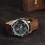 BISONSTRAP Vintage Watch Straps with Gold/Rose Gold Buckle, Leather Replacement Band 18mm 20mm 22mm - Image 2