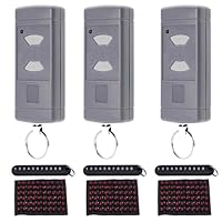 3 Stück Garagentoröffner Fernbedienung für Garagentor, Garagentor Fernbedienung, Funkfernbedienung Garagentor, Kompatibel mit Hörmann 40,685 Hz, 2 Kanäle mit Nummernschild