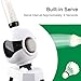LLBMmm Badminton Launcher Robot, Badminton Trainer, One-Touch Start, Serving Interval: 4 Seconds + Distance: 6 Meters, Detachable/Easy Carry, for Kids Practice Training,A