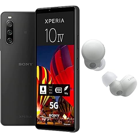 Sony Xperia 10 IV 24+6 Monate Garantie Schwarz + Linkbuds S Cover