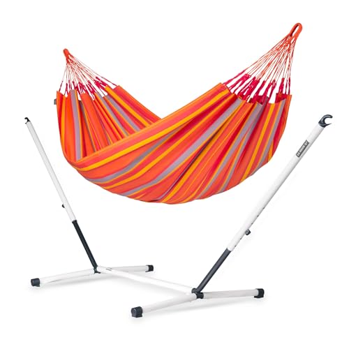 LA SIESTA Brisa Toucan Hamac d'extérieur classique King Size avec cadre en acier Nautico