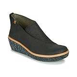 El Naturalista 5131 MYTH YGGDRASIL Damen, Frauen Stiefeletten,Keilstiefeletten,ANKLE BOOTS,Stiefel,Boots,Halbstiefel,Wedge-Bootie,flach,BLACK (Schwarz)