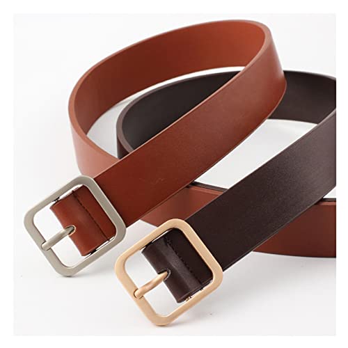 Fashion Leather Belt For Women Square Pin Buckle Belts Ladies Dress Jeans Belt Girls Waistband Belts4