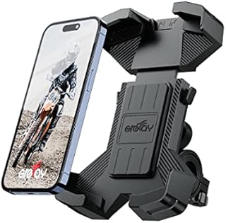 Grefay Uchwyt na Telefon Rowerowy Uchwyt Telefonu Motocykl Rowerowy Uchwyt Telefonu na Kierownicę z 360 Obrotów Dla 4.7-7.0 Cala Smartphone