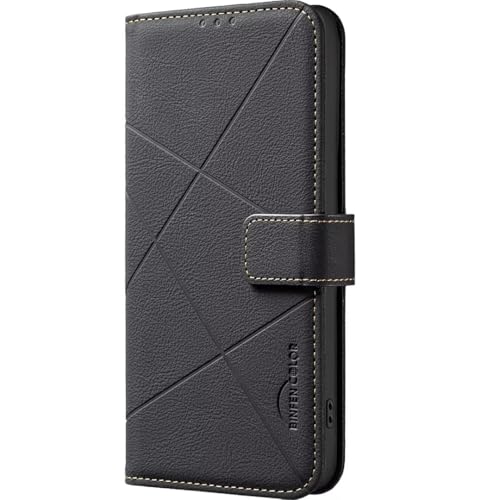 WOWUDI for Samsung Galaxy AO5S Wallet Case RFID Blocking Color Leather Case with Card Holders Kickstand Magnetic Bookstyle Cover for Samsung Galaxy AO5S- Black