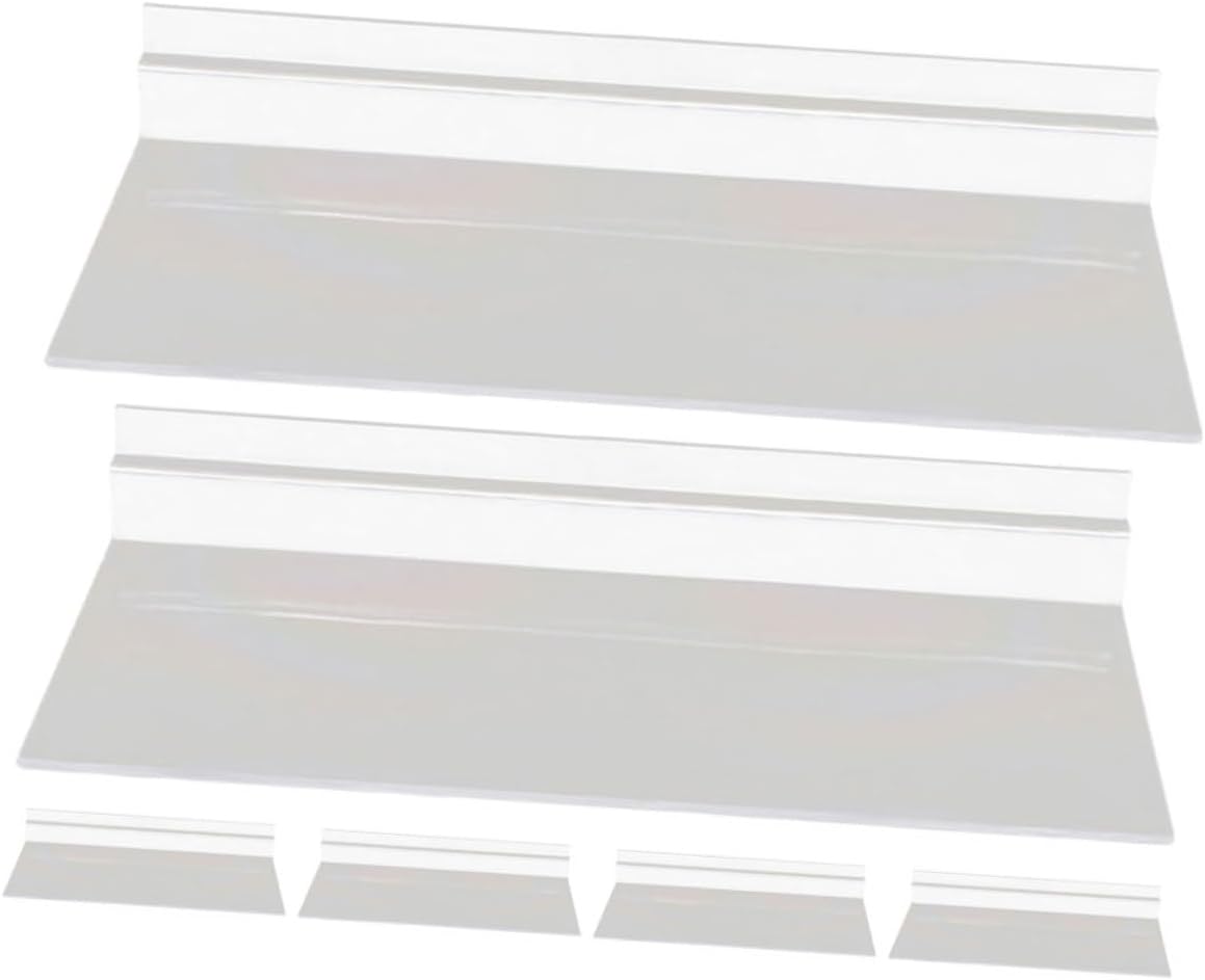 Shoe Rack Organizer Transparent Display Stand Wall Shoes Display Shelf 6pcs Sneaker Shelf for Retail