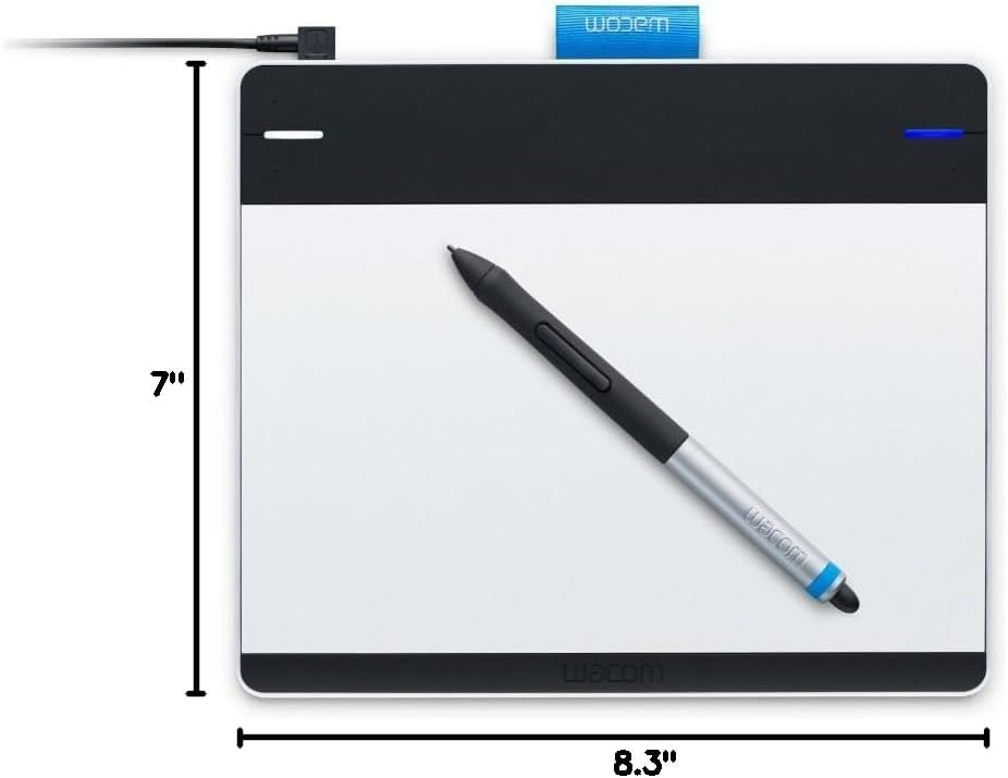 Wacom Intuos Pen and Touch Small Tablet dimensions