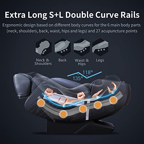 Massagesessel Aspria Shiatsu mit Zero-Gravity-Funktion
