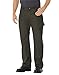Dickies Men's Relaxed Straight Fit Lightweight Duck Carpenter Jean, Black Olive, 36W x 30L