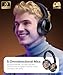 Hybrid Active Noise Cancelling Headphones, 120Hrs Playtime Bluetooth Headphones Hi-Res Audio HD Clear Call with 5 ENC Mics, HiFi Stereo Wireless Headphone Over Ear Foldable for Travel Office Game