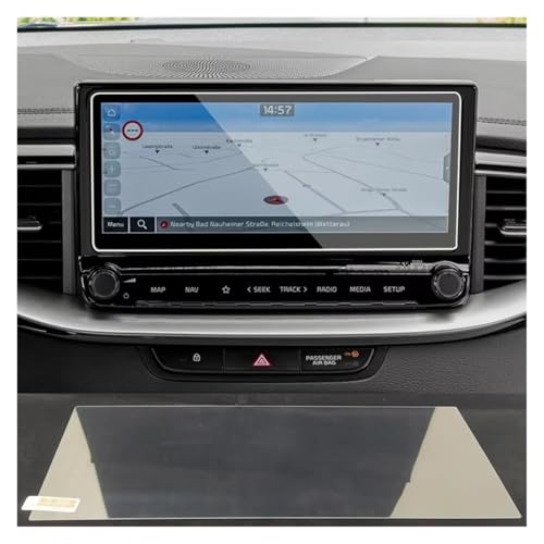 Protecteur GPS voiture Kia 10.25 pouces avec film tactile en verre trempé ultra résistant