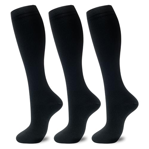 fenglaoda Compression Socks for Women Circulation 20-30mmHg Crazy, Cute, Socks Support for Nurse, Pregnant, Running, Medical