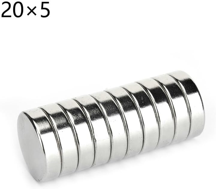 2/5/10/20 Pcs 20x5 Neodymium 20mm x 5mm NdFeB Round Super Permanent Magnetic imanes Disc 20x5 Magnet(20pcs)
