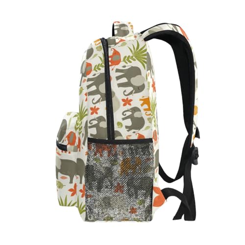 Sac à dos dessin animé avec éléphants pour la rentrée scolaire