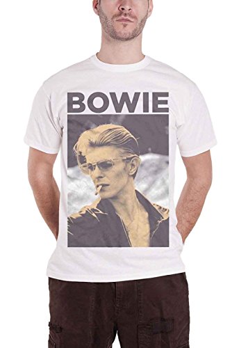 Bravado T-shirt Imprimé musique et film Homme, Blanc, FR : Large