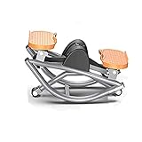 Ababy Swing-Stepper, Crosstrainer Trainingsgeräte für Zuhause mit Expander Mini Stepper Kettler für Bauch Beine Po Trainingsgerät