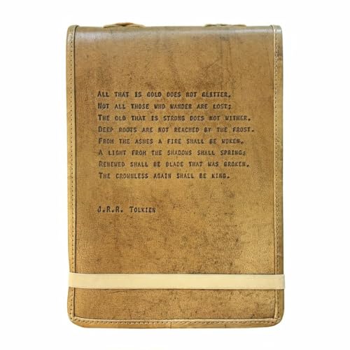 Sugarboo & Co. Leather Journals - pick from 12 quotes (All That Is Gold)