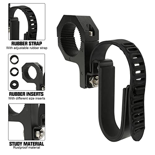 SUNPIE UTV Gun Rack,Upgrade Gun Holder for UTV Gun accessories,Roll Bar Ski Rack Bow Rack Fits for 1.5 inch 1.75inch 2inch Roll Bars Compatible with Polaris RZR Ranger Can AM Honda Kawasaki Snowmobile