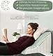Lesekissen für Bett und Sofa, Bequemes Rückenkissen mit Memory Foam, Reflux Kissen verwendbar als Keilkissen Bett, Bettkissen Rückenlehne oder Kopfende, Gemütlicher Bettkeil als angenehme Rückenstütze