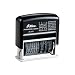 Shiny Self Inking Rubber Date Stamp - S-312 - RED INK Phrase Dater (42514-R)