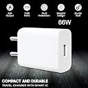 Vivo Original 66W Flash Charger Adapter Compatible with Vivo V70FE, V70 Elite, V70, V60e, V50, V40e, Y05, Y400 Pro, Y31 Pro, Y51, Y11, Y21, X200, X300 Pro, T5X, T4 Pro, T3, Y29, Y300, V29, V29e. gallery image