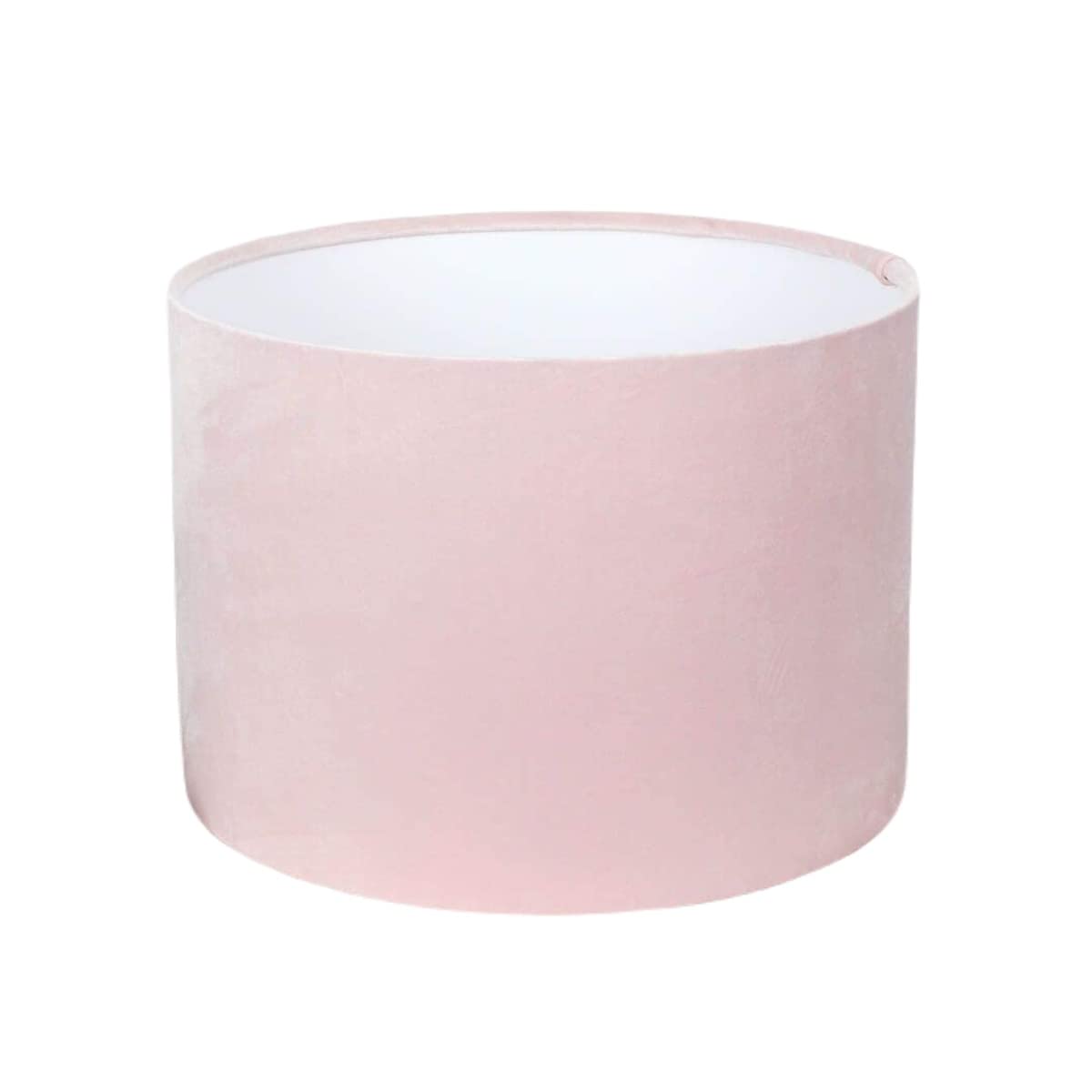 Harrison Cropper Pink London Baby Velvet Drum Lampshade (20Cm Diameter Table/Standard Lamp)