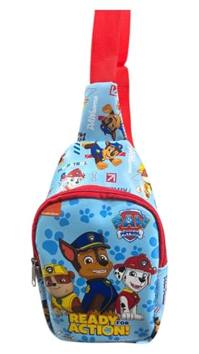 Image of Jiada Kids Travel Crossbody Sling Chest Multi-Purpose Bag Paw Patrol Print - Licensed Paw Patrol Product