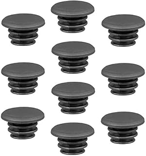 BESPORTBLE 10PCS Bike Handlebar Bar End Plugs Bicycle End Caps End Plugs for BMX MTB Mountain Bike Black 22mm