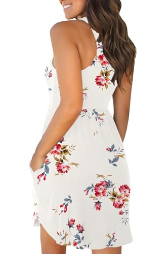 Image of HiMONE Vacation Dresses for Women 2025 Summer Dress Women's Casual Sundresses Casual Beach Petite Sun Dress XS-2XL