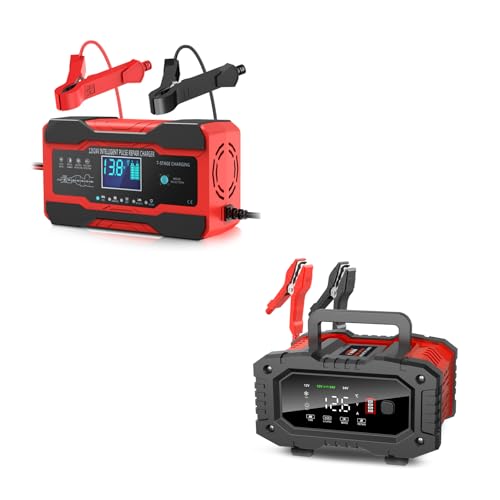 YONHAN 10/20Amp 12/24V LiFePO4 Car Battery Charger with Booster Mode