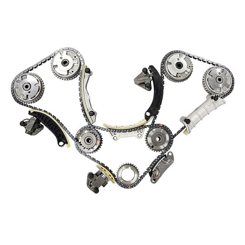 REVO Timing Chain Kit w VVT Camshaft Phaser Compatible with Buick Cadillac Chevy GMC Pontiac Saab Saturn Suzuki 2006-2017 3.6L 3.0L 9-0753SVVT