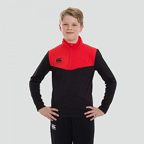 Polaire Garçon Canterbury Fermeture Éclair 1/4 Pull Sport Enfant Veste Chaude Hiver