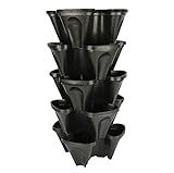 18 Inch Black Vertical Garden. use for Vegetable Strawberry herb Small Space Gardening.