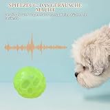 8 Stück Glow In The Dark Hundeball, Quietschende Hundebälle Leuchtende Gummi-Hundebälle, Dehnbarer Gummiball Hundeball, Hund Interaktive Ball, Zähne Training Hund Ball für kleine, mittlere Hunde