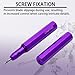 DULIWO Model Scriber Tool, Tungsten Steel Blades 0.15mm,Precision Engraving & Scribing Tool for Gundam,RG Models,Plastic & Resin Kits, Panel Line Scriber,Hobby Scribing Set,Purple