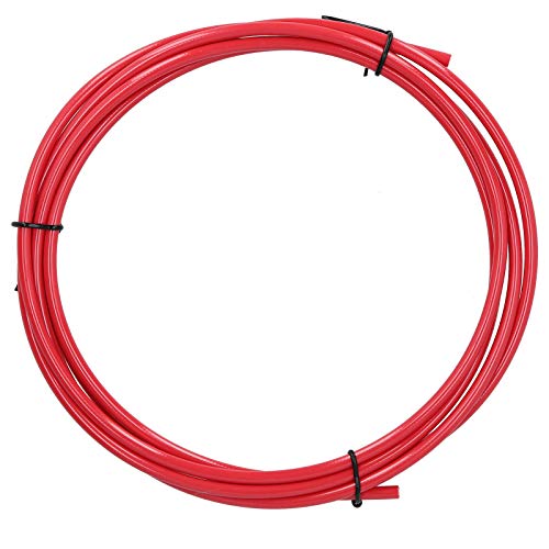 Pwshymi High and Low Temperature Brake Tube Tubing Safe Use Durable,for Road (Red), Pwshymiz8v7se0ot3-12