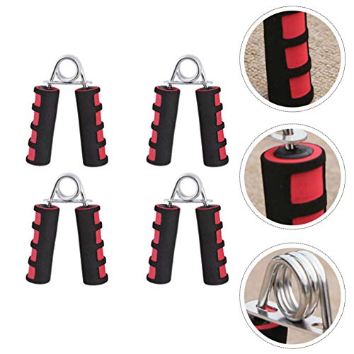 4 peças de aperto de mão BESPORTBLE, fortalecedor de aperto de dedo de mola expansor de aperto manua