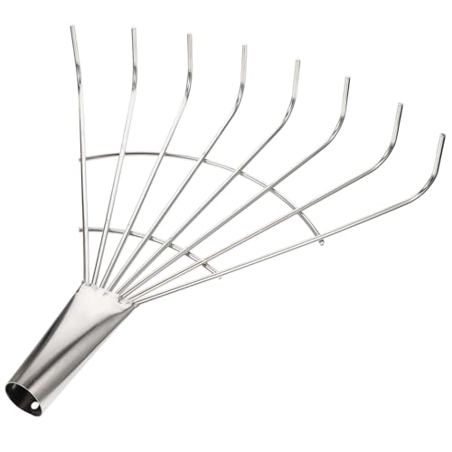 POPETPOP râteau à Gazon Coupe-Bordures râteaux pour pelouses Lourds râteau à chaume haie Jardinage Outillage Râteau pour clippings de Gazon râteau à Feuilles Remplacement du râteau en Acier