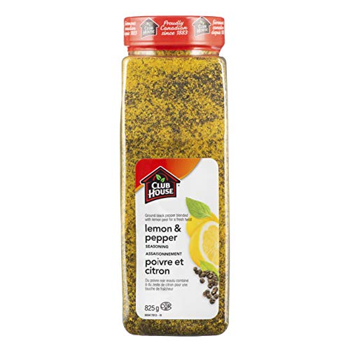 Club House Lemon & Pepper Seasoning 825g {Imported from Canada} Club House Lemon & Pepper Seasoning 825g {Imported from Canada}