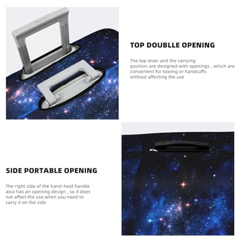 Galaxy Night print Luggage cover, suitcase protector, elasticated protective sleeve, fits 18-32 inch suitcases4